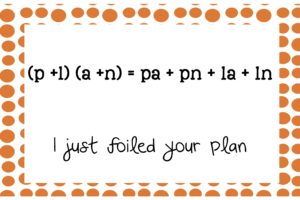 I just foiled your plan!